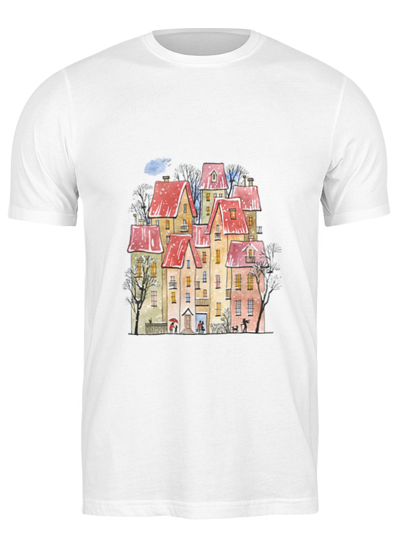 

Футболка мужская Printio Let it snow! белая XL, Белый, Let it snow!