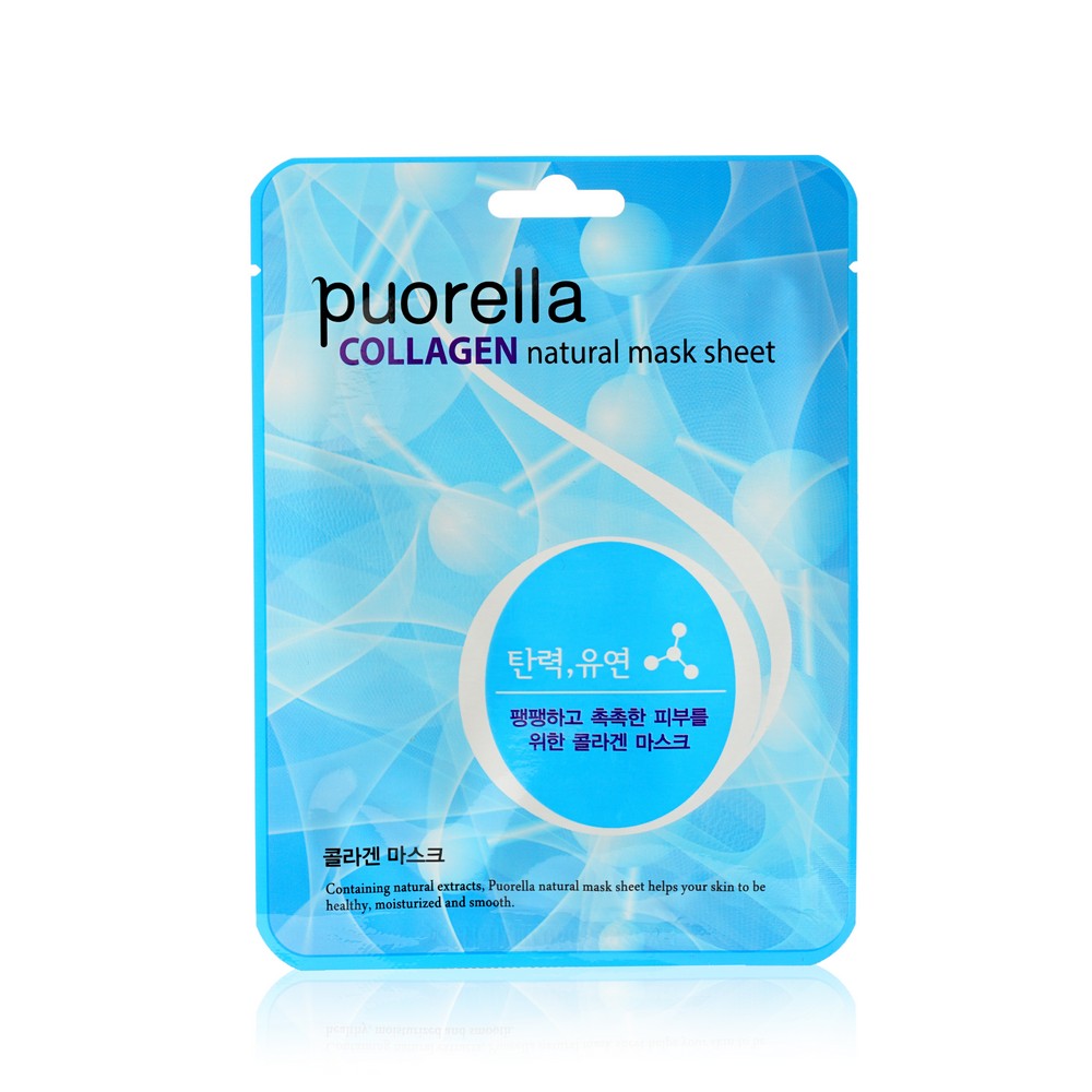 фото Маска для лица puorella collagen антивозрастная 21г