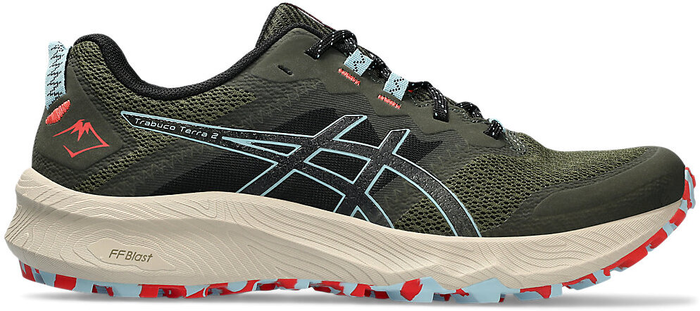 

Кроссовки мужские Asics TRABUCO TERRA 2 зеленые 11 US, Зеленый, TRABUCO TERRA 2