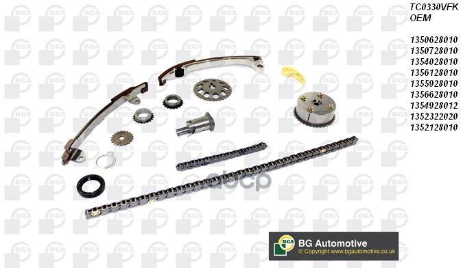 

Комплект Цепи Грм Toyota Avensis Verso 2001-2005, Camry 2001-2004, Previa 2000-2007, Rav-4