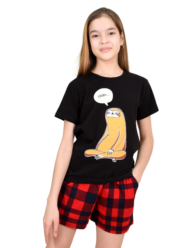 

Пижама детская LIDEKO kids 516-22 цв. красный; черный р. 152, 516-22