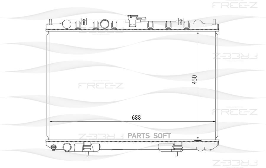 

Радиатор Free-Z Kk0259