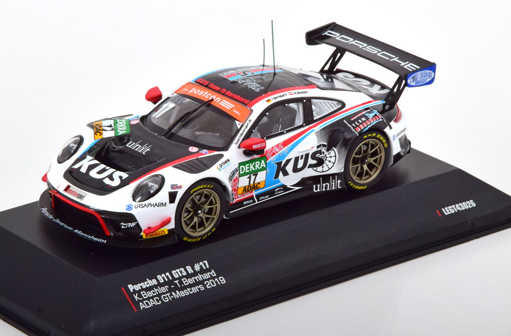 

Модель коллекционная IXO Porsche 911 GT3 r no 17 adac gt masters 2019
