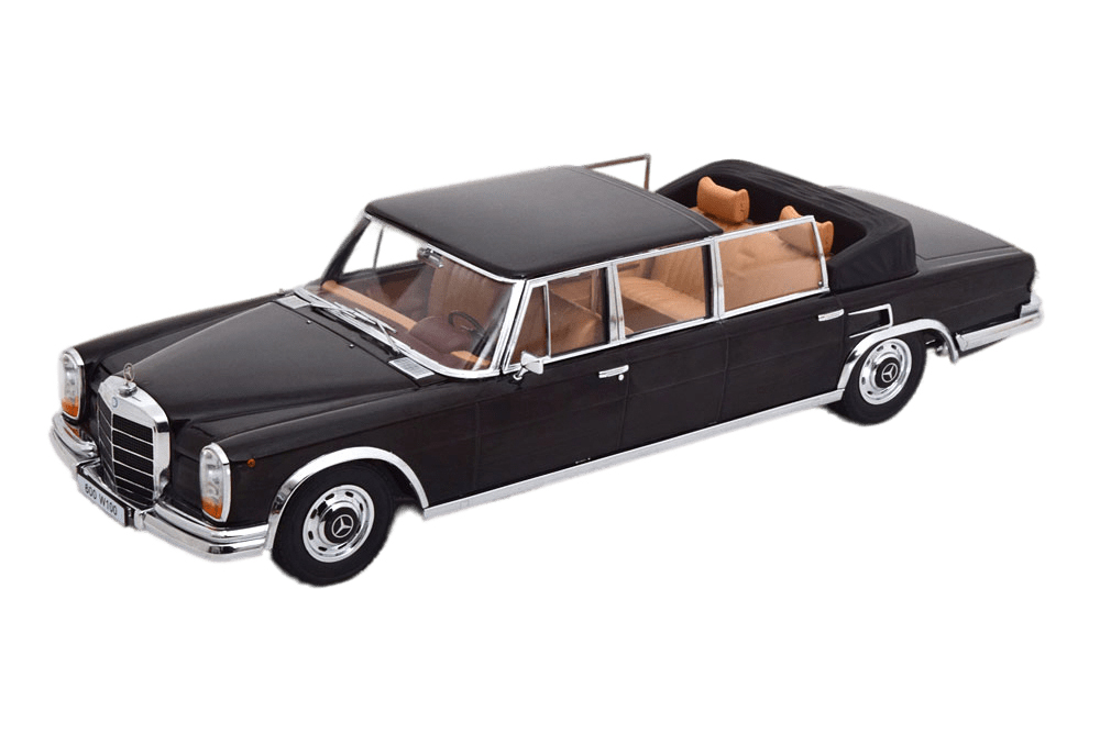 Mercedes W100 600 lwb landaulet 1964 black / мерседес 600 ландале черный