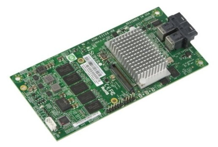 Pci-e raid контроллер Supermicro cAP lite (AOM-S3108M-H8)