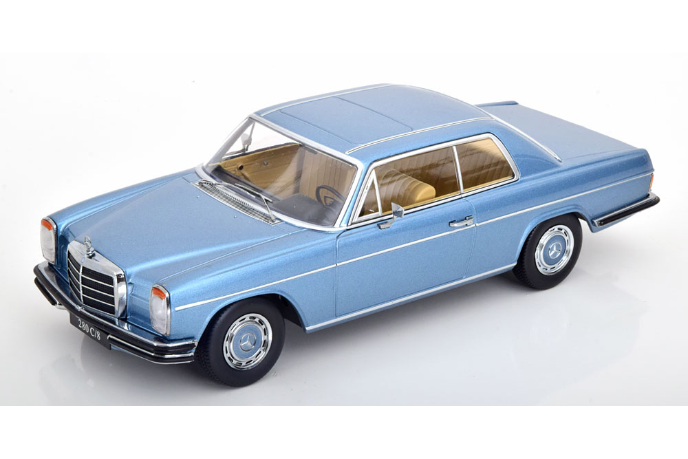 Модель коллекционная KK-SCALE Mercedes 280C/8 W114 coupe 1969 lightblue-metallic