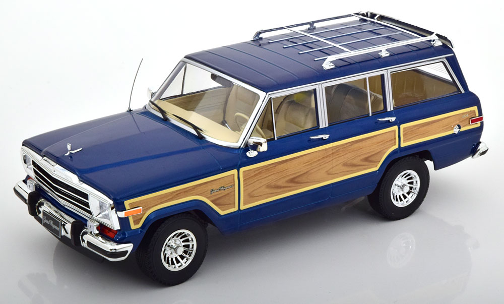 Модель коллекционная KK-SCALE Jeep grand wagoneer 1989 blue metallic