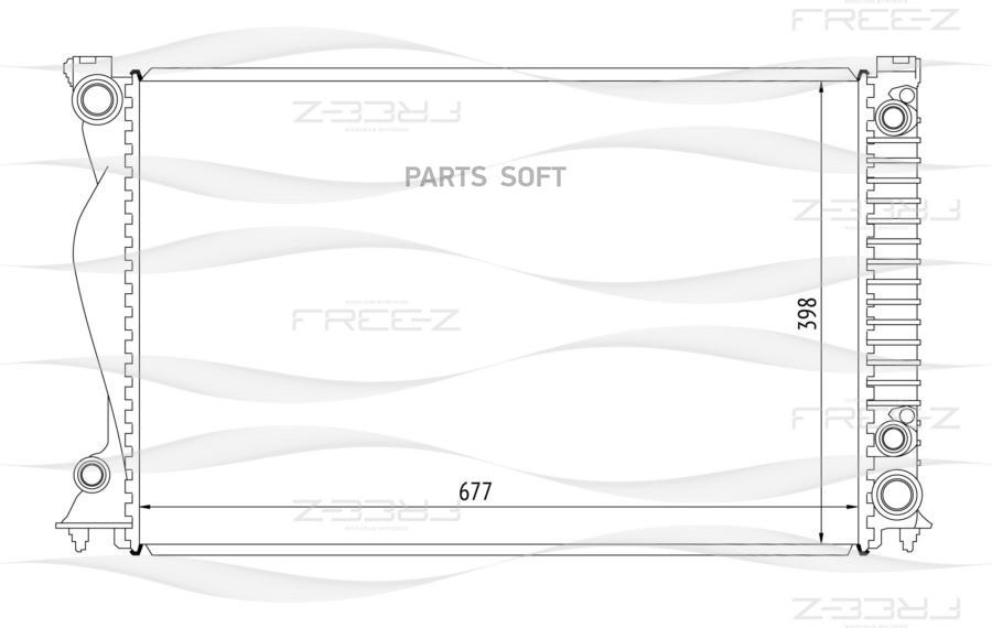 

Радиатор основной AUDI A6/S6/Allroad 2.4/3.2L 04-10/АКПП /677x439x32 FREE-Z KK0102