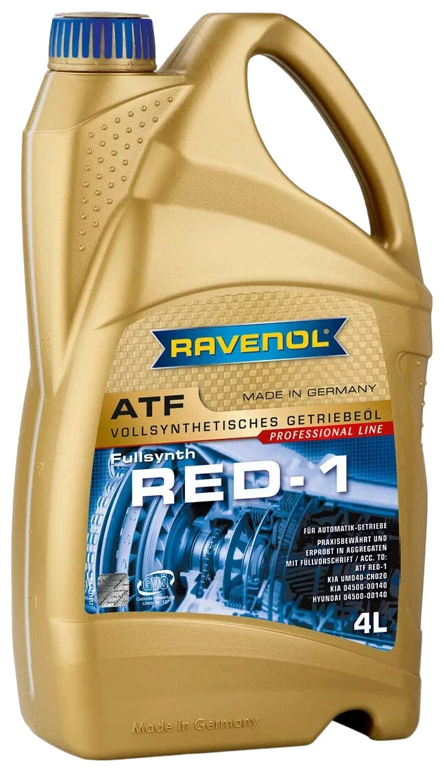 

Трансмиссионное масло RAVENOL 1211117004 ATF RED-1