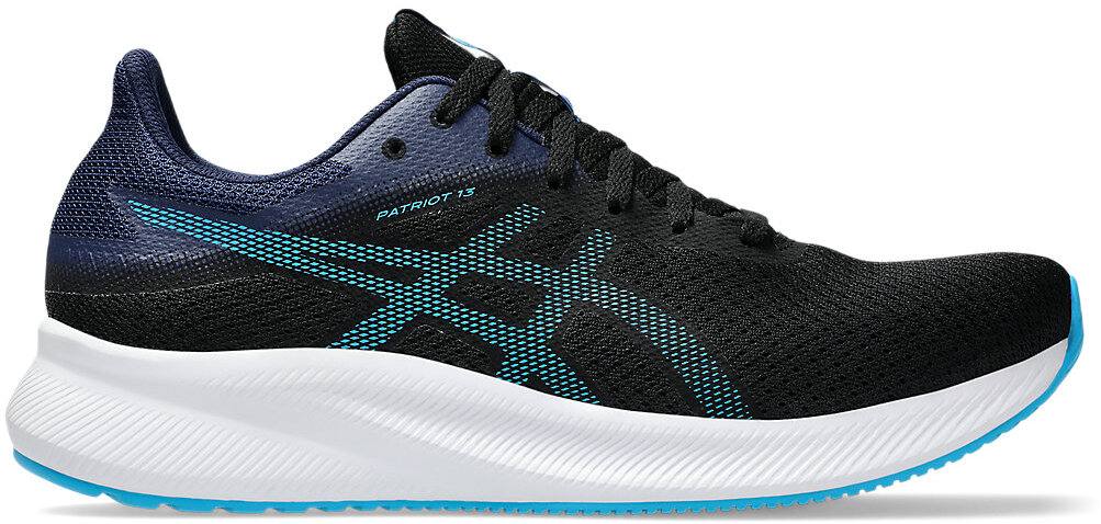 

Кроссовки мужские Asics PATRIOT 13 черные 7.5 US, Черный, PATRIOT 13