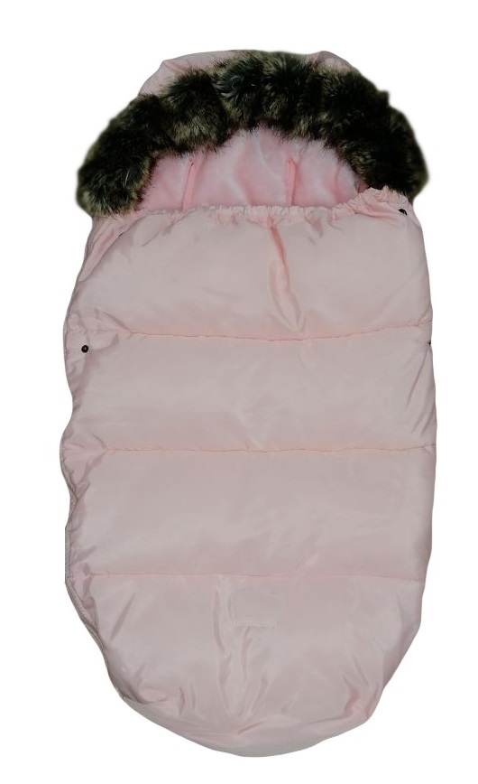 

Конверт в коляску и санки розовый, sleeping bag