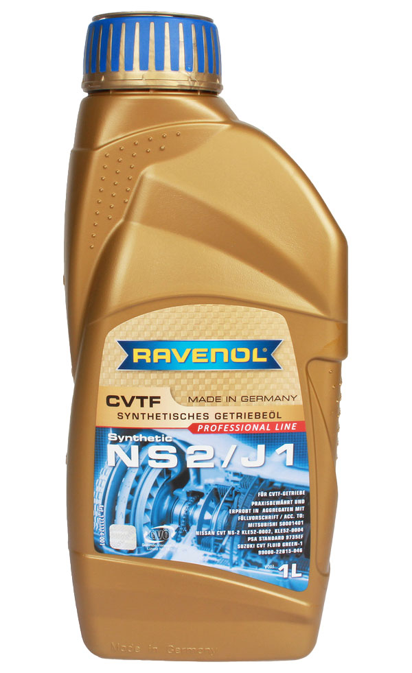 фото Масло трансмиссионное cvtf ns2/j1 4л (синтетика) ravenol