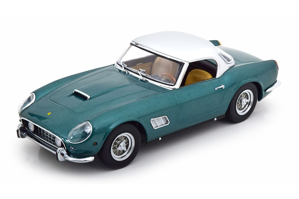 Ferrari 250 gt california spyder with removable hardtop 1960 green metallic silver