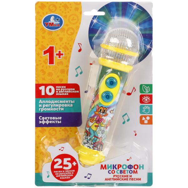 

Микрофон Умка со светом 25 песен HT834-R4