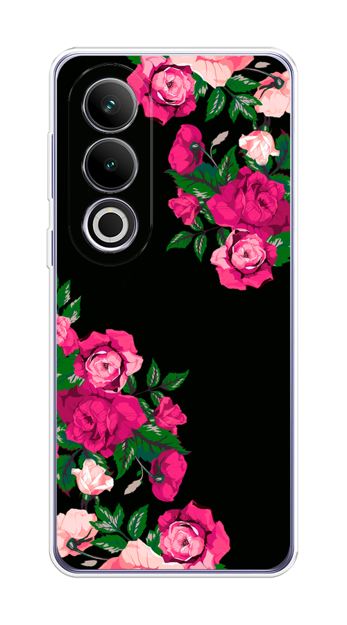 

Чехол на OnePlus Ace 3V "Розы фуксия", Черный;розовый;зеленый, 154850-1