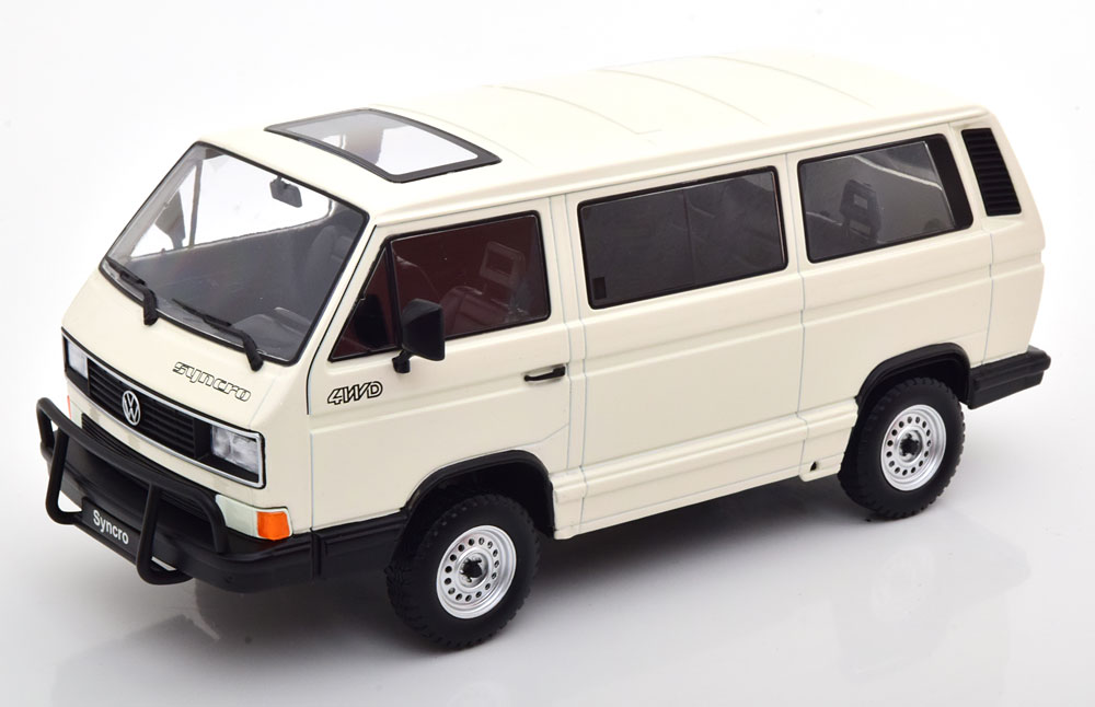 

Модель коллекционная KK-SCALE Vw bus T3 syncro 1987 white, Белый