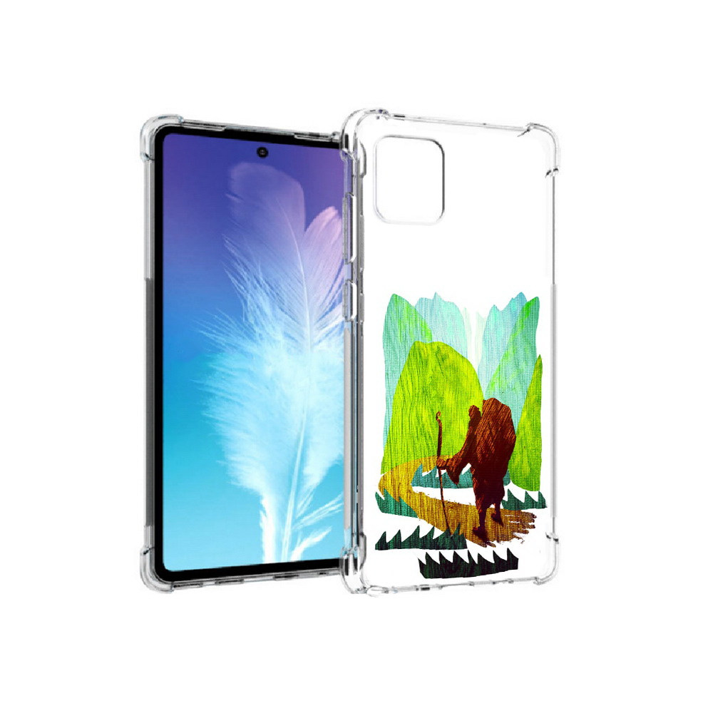 

Чехол MyPads Tocco для Samsung Galaxy Note 10 Lite Лесная тропа (PT142413.491.106), Прозрачный, Tocco