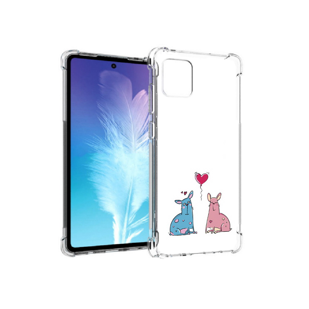Чехол MyPads Tocco для Samsung Galaxy Note 10 Lite Лама любовь (PT142413.491.102)