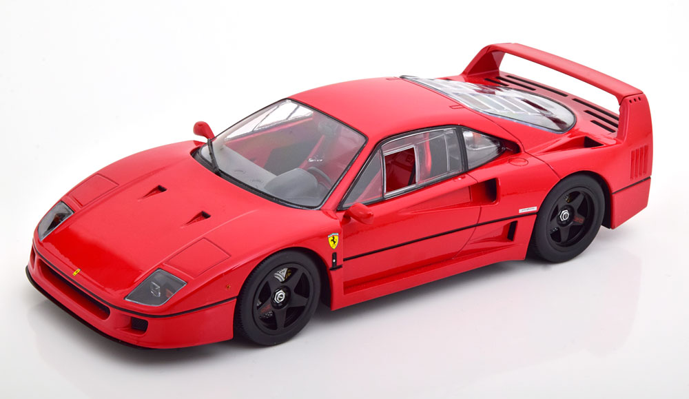 Модель коллекционная KK-SCALE Ferrari F40 lightweight 1990 red