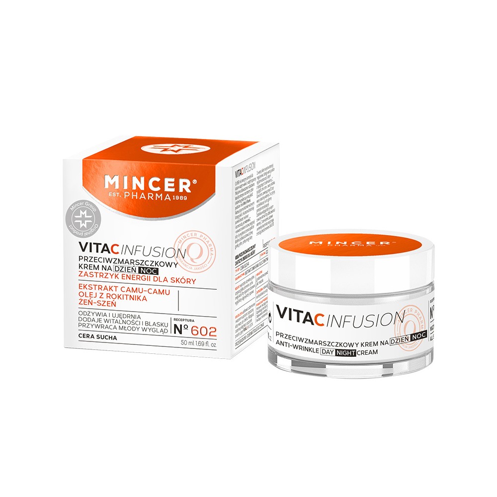 Крем для лица MINCER Pharma Vita C Infusion против морщин, 50 мл