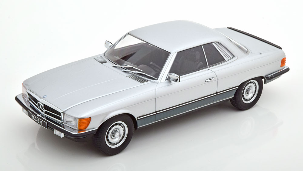 

Модель коллекционная KK-SCALE Mercedes 450 slc 5.0 C107 1980 silver, Серебристый