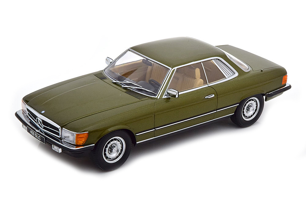 

Модель коллекционная KK-SCALE Mercedes 450 slc C107 1973 green metallic, Зеленый