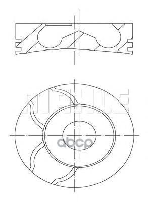 

Поршень Mahle/Knecht 0220902 dm.80x2.5x2x3 +0.50
