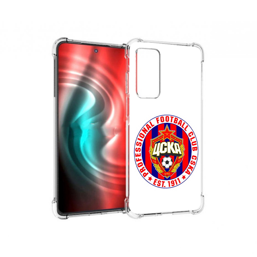 

Чехол MyPads Tocco для Motorola 20 ФК ЦСК логотип (PT227072.363.178), Прозрачный, Tocco