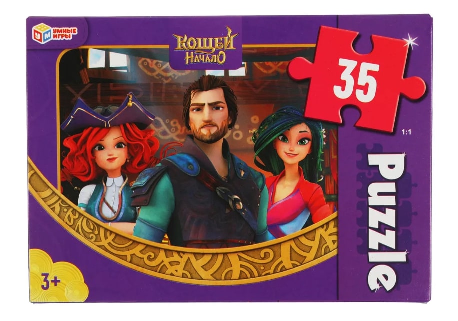 

Пазл Умные игры Кощей Начало 35 деталей 4680107927828