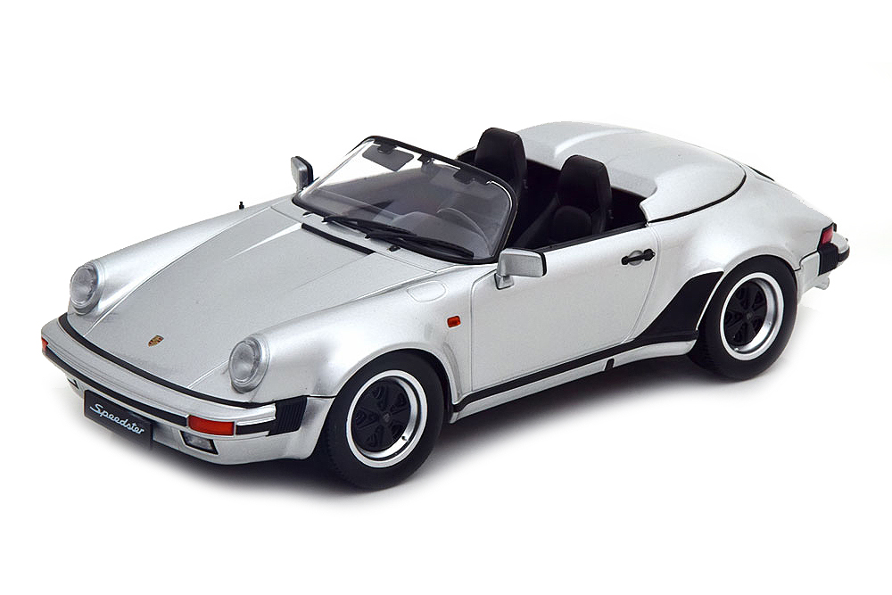 Модель коллекционная KK-SCALE Porsche 911 speedster 1989 silver