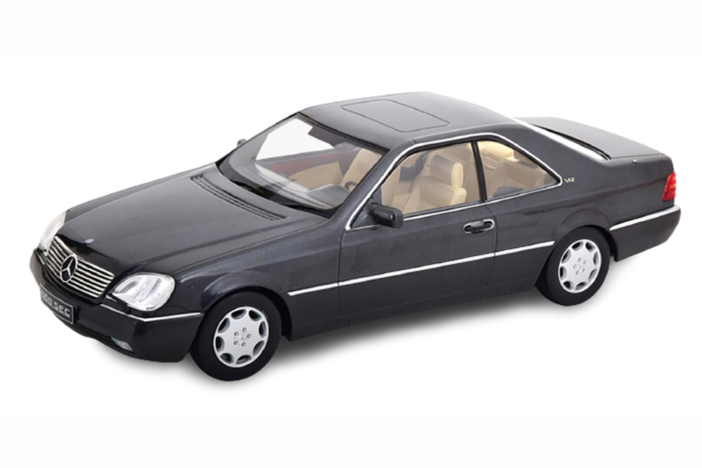 Модель коллекционная Mercedes 600 sec C140 1992 anthracit limited edition 1500 pcs