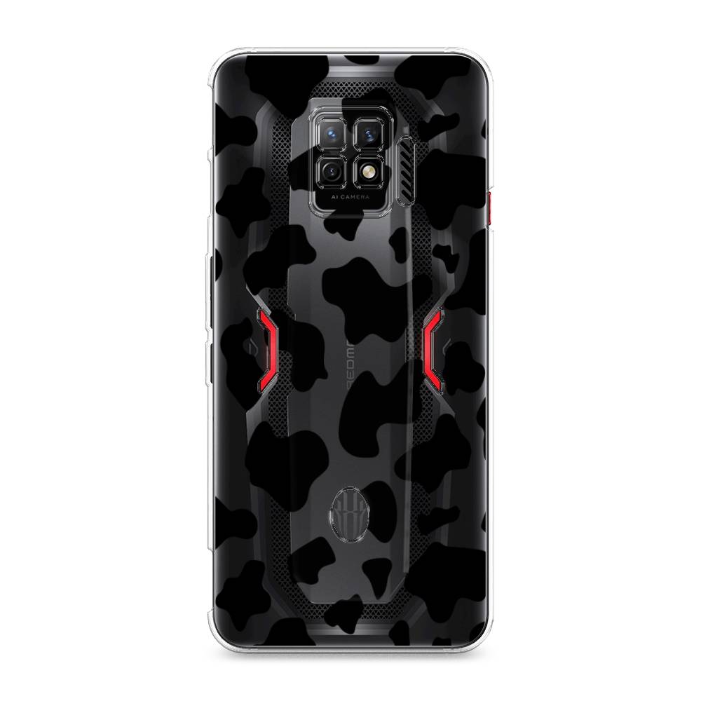 фото Силиконовый чехол "пятна коровы черные" на zte nubia red magic 7 pro awog