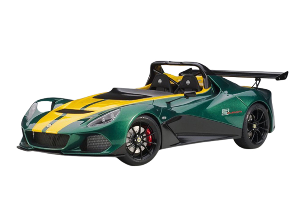 Модель коллекционная AUTOART Lotus 3-ELEVEN 2016 green/yellow accents