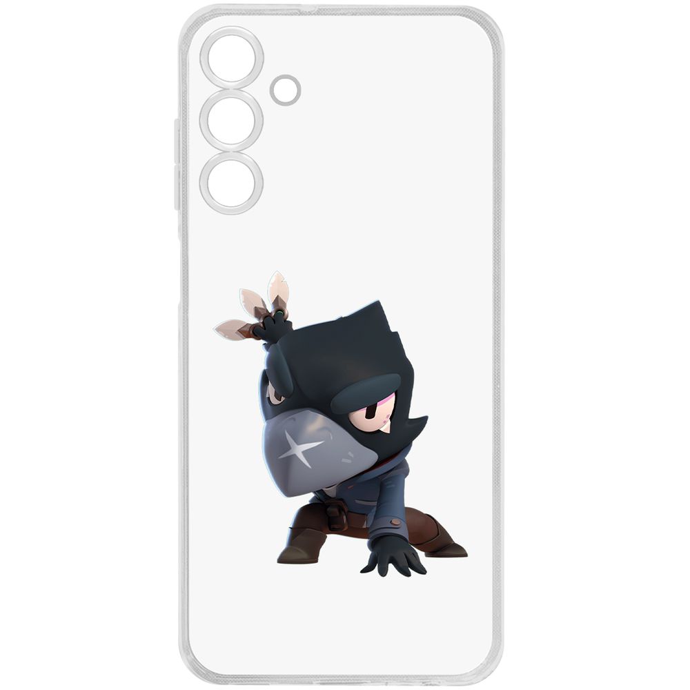 

Чехол-накладка Krutoff Clear Case Brawl Stars-Ворон для Samsung Galaxy A15 4G (A155), Прозрачный