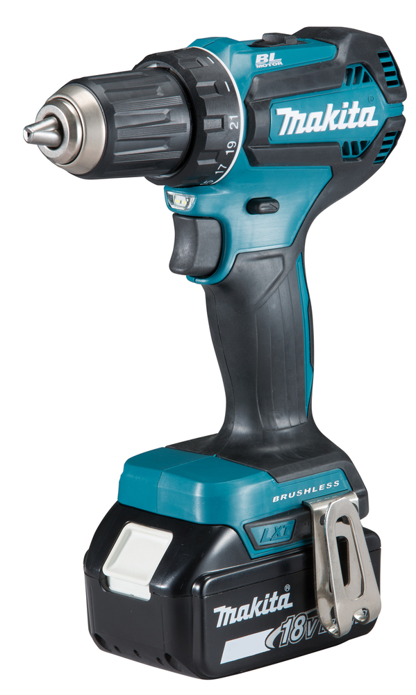 фото Аккумуляторная дрель-шуруповерт makita ddf485raj li-ion 2.0 а·ч 18 в x2 кейс