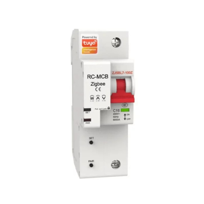 

Умный выключатель MOES ZCB-SC-1P10, 10А, Zigbee, защита от перегрузки, голосовое управлени