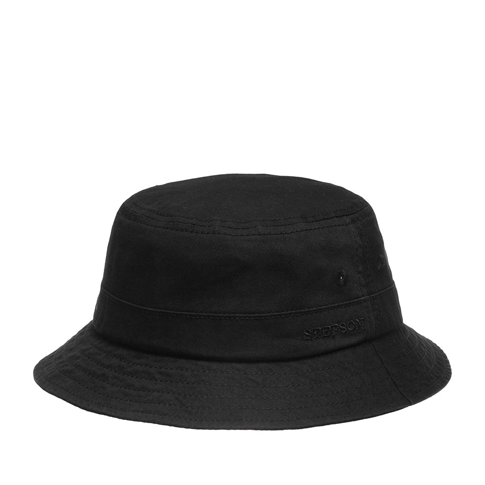 

Панама унисекс Stetson 1811110 BUCKET COTTON TWILL черная, р. 57, Черный, 1811110 BUCKET COTTON TWILL