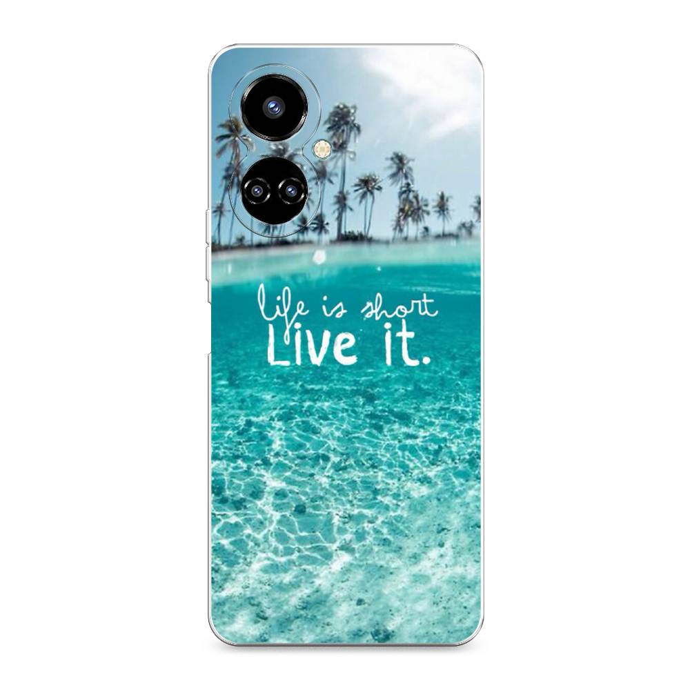 

Чехол Awog на Tecno Camon 19/19 Pro 4G "Live it", Разноцветный, 301650-7