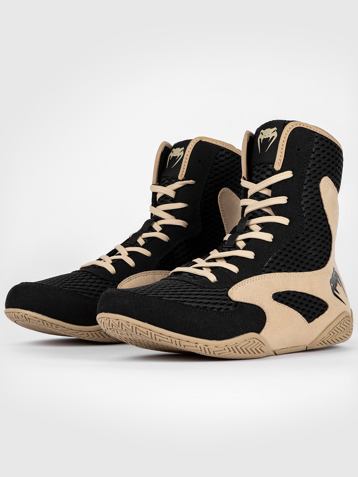 

Боксерки Venum Contender Black/Sand 42RU, Черный;бежевый, Contender