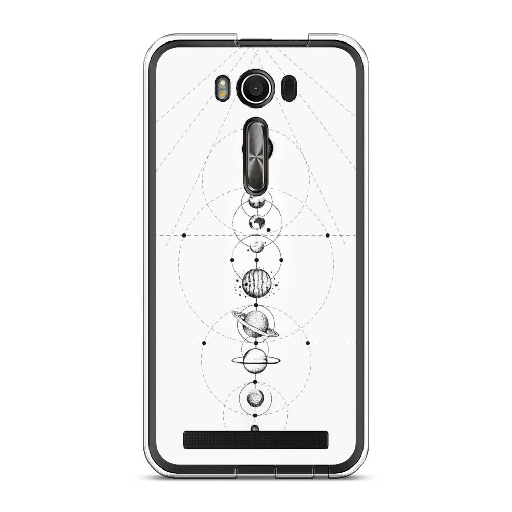 

Чехол Case Place 40150-2 для Asus ZenFone 2 Laser (ZE500KL) "Парад планет", 40150-2