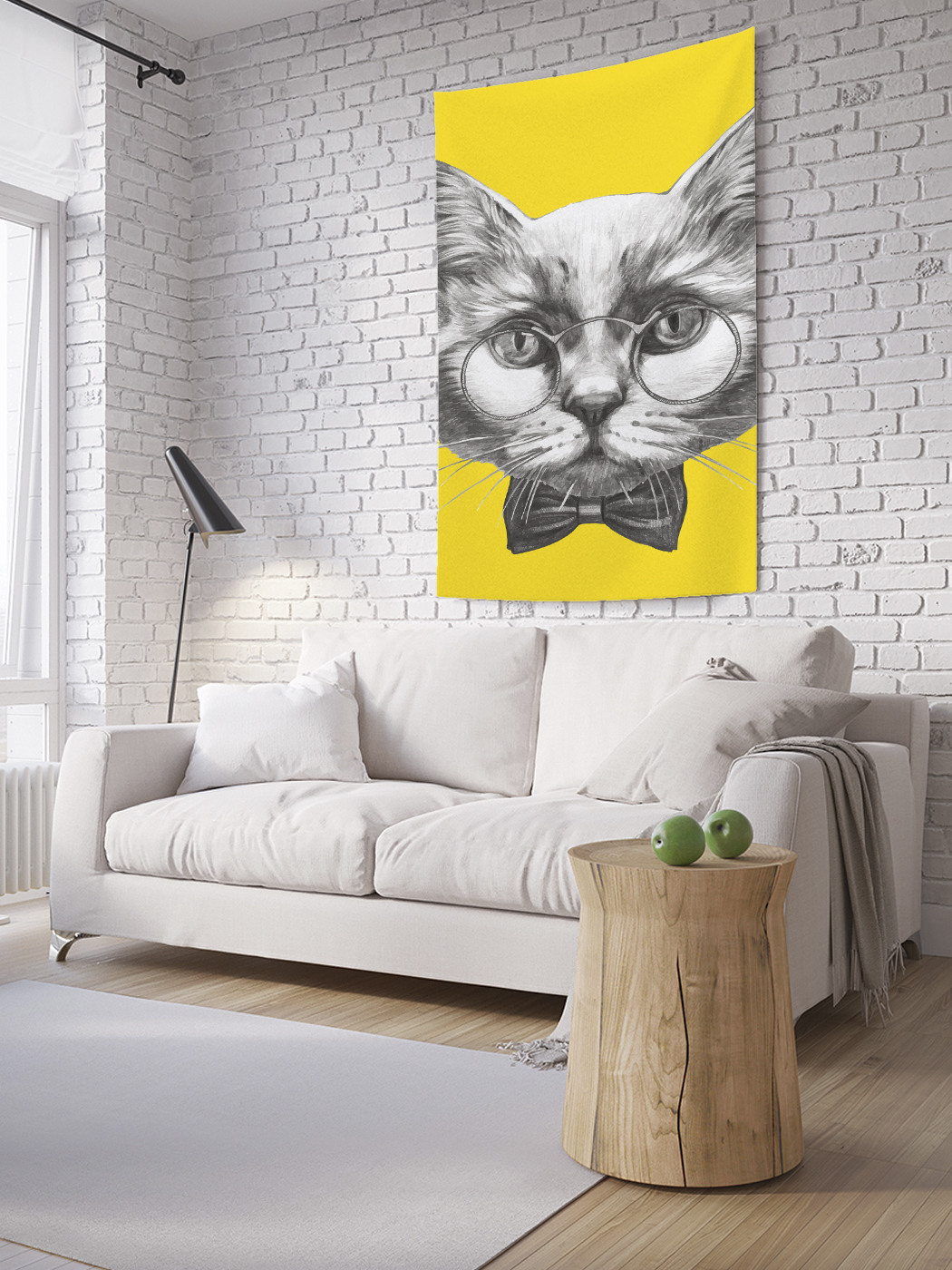 

Вертикальное фотопанно на стену JoyArty Кот-интеллигент 150x200 см, Кот-интеллигент