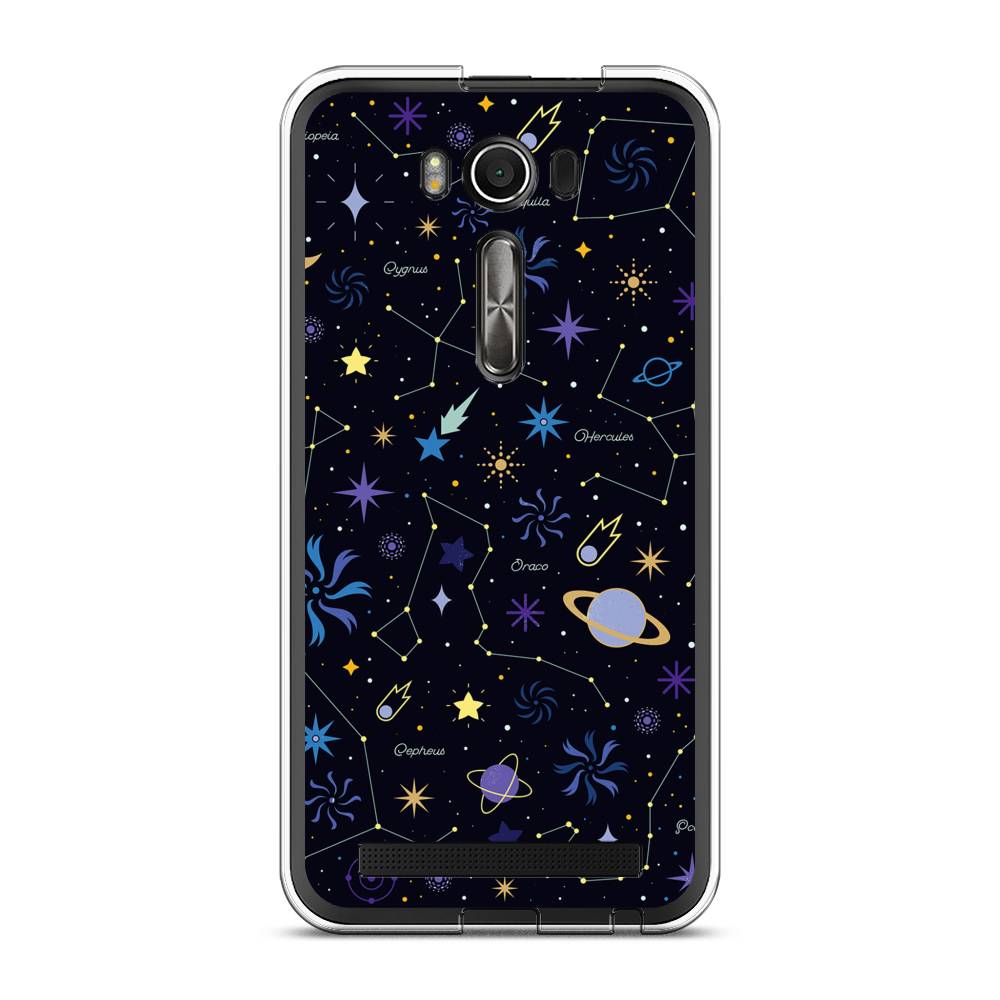 

Чехол Case Place 40150-2 для Asus ZenFone 2 Laser (ZE500KL) "Цветной космос", 40150-2