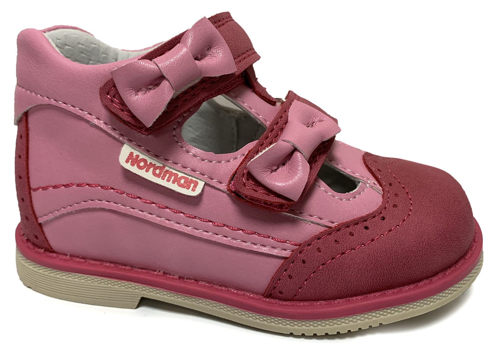 

Сандалии Nordman для девочек, размер 24, 1-1129-R01, Розовый, 1-1129-R01