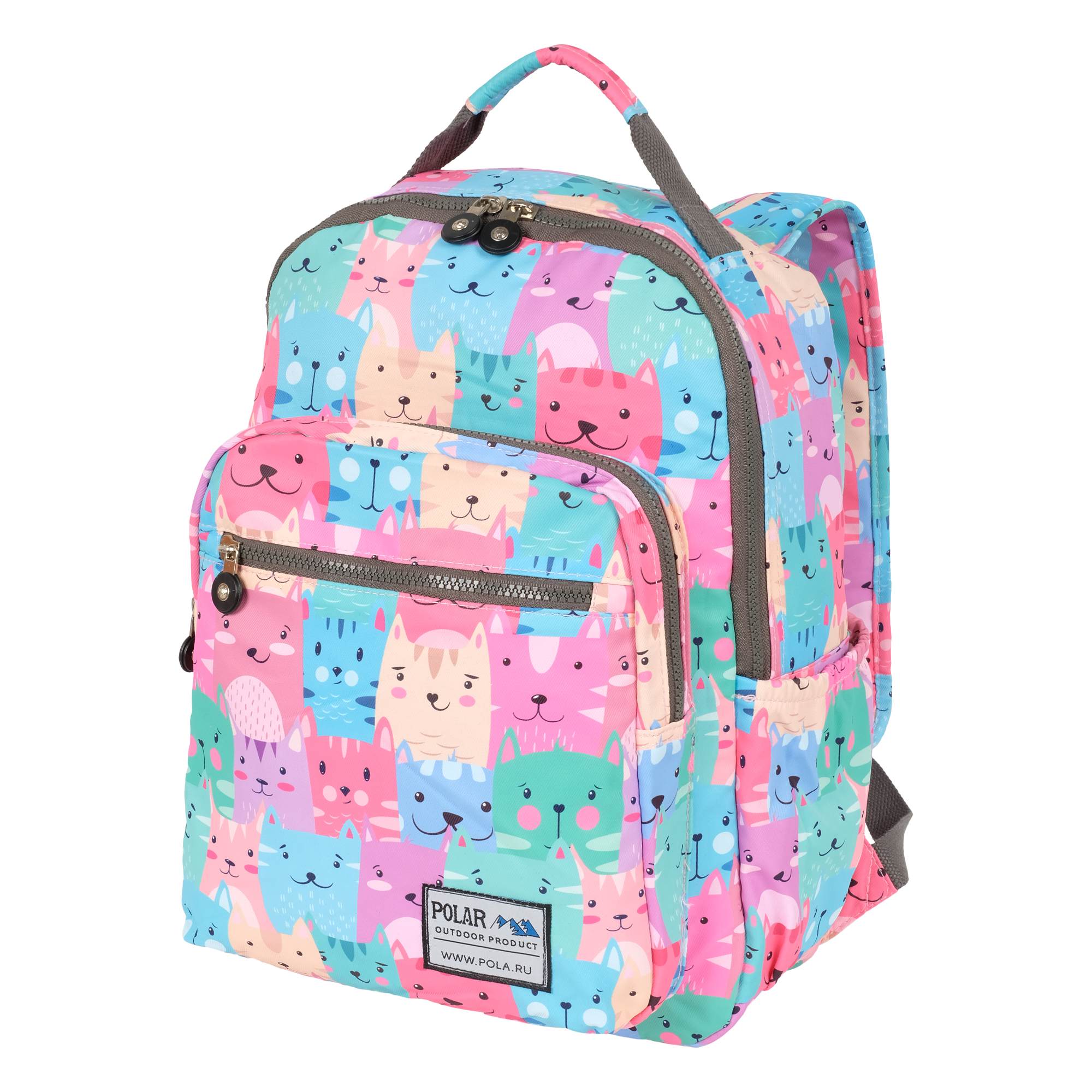 Рюкзак унисекс Polar П8100-2 розовый, 29х38х11 см