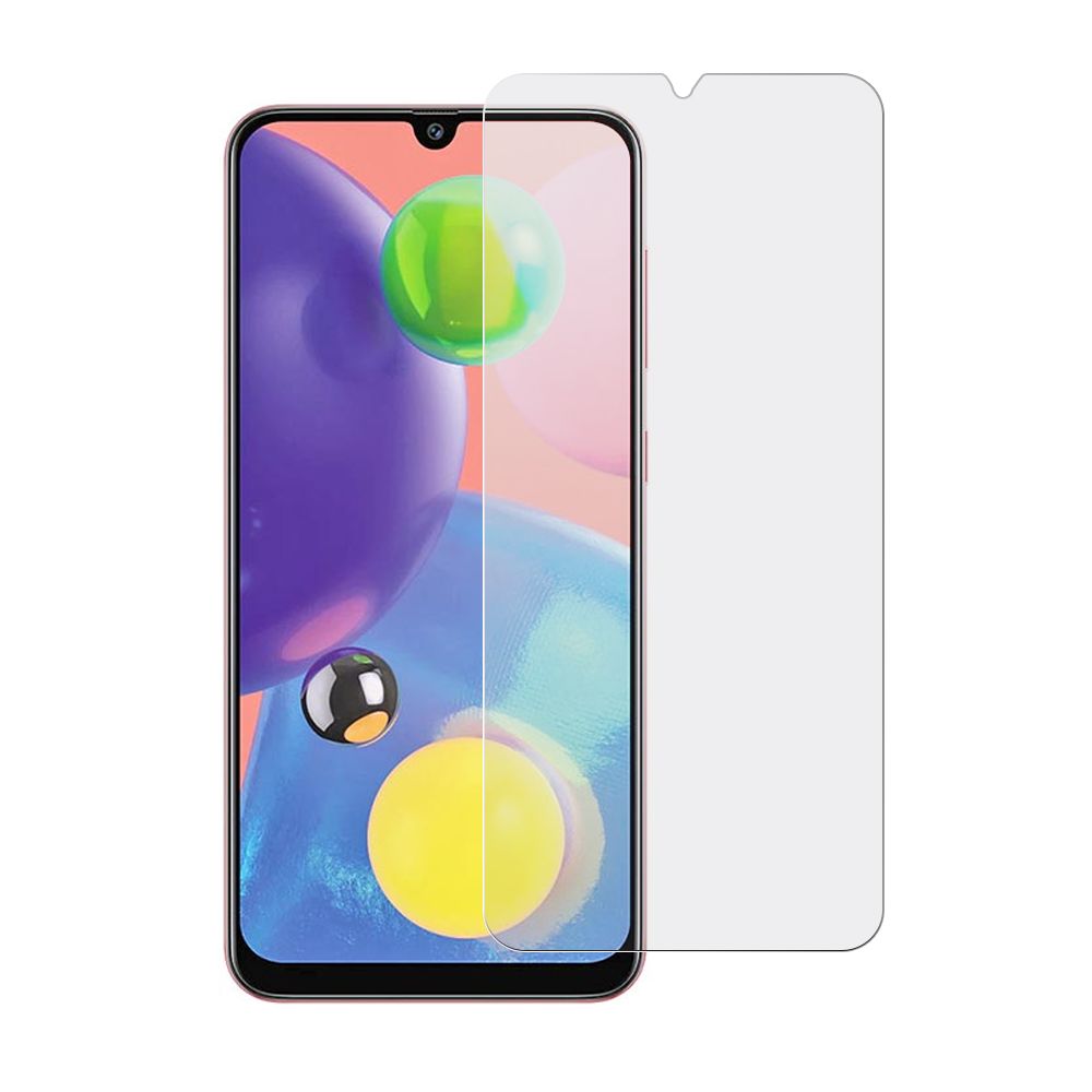

Стекло защитное гибридное МАТОВОЕ Krutoff для Samsung Galaxy A70s