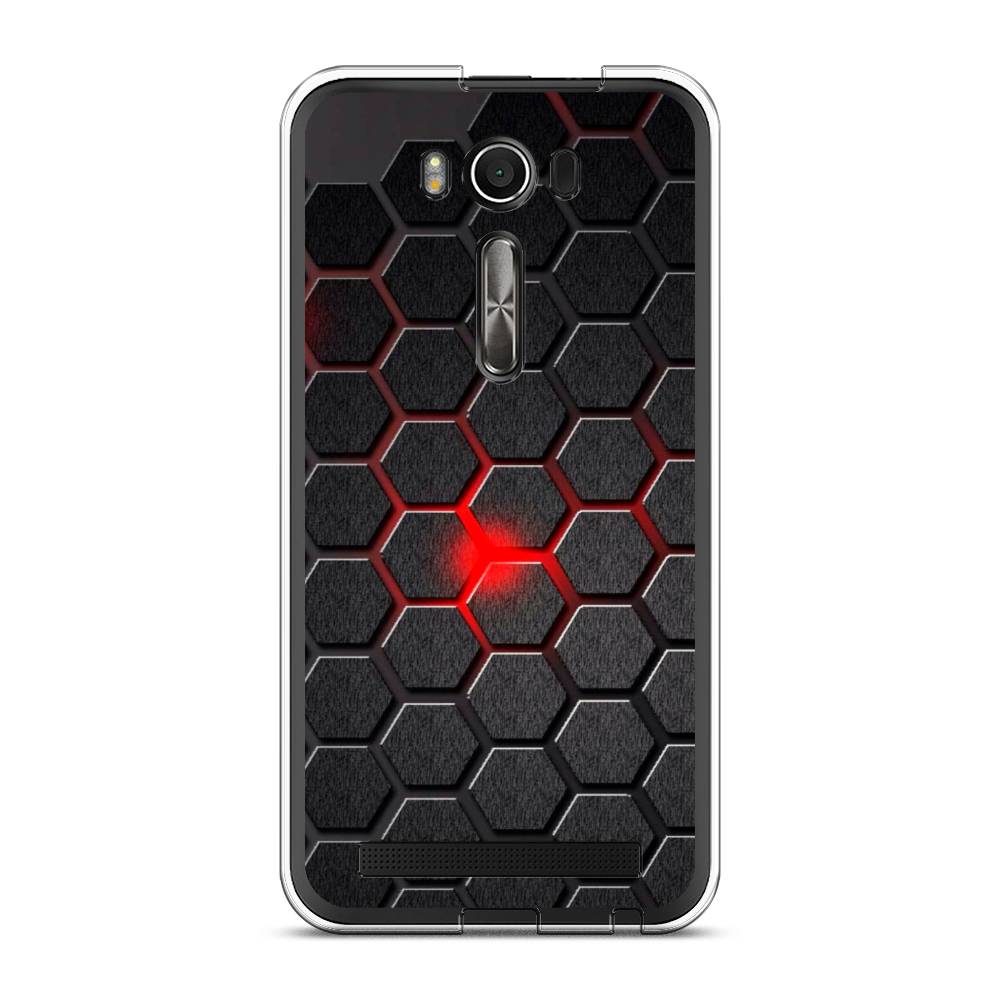 

Чехол Case Place 40150-3 для Asus ZenFone 2 Laser (ZE500KL) "Соты красные", 40150-3