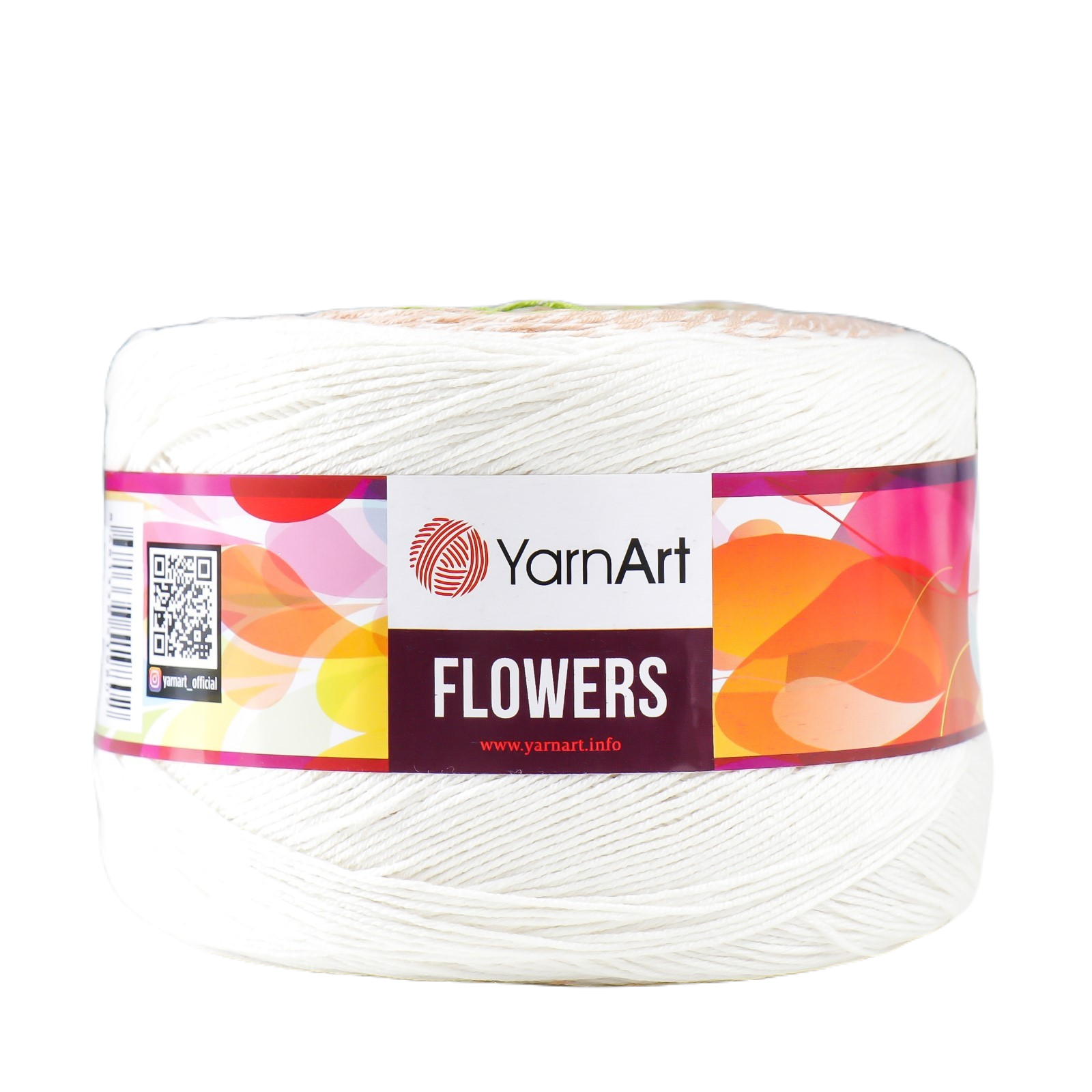 

Пряжа "Flowers" 55% хлопок, 45% полиакрил 1000м/250гр (274 разноцветный), Пряжа для вязания "Flowers"