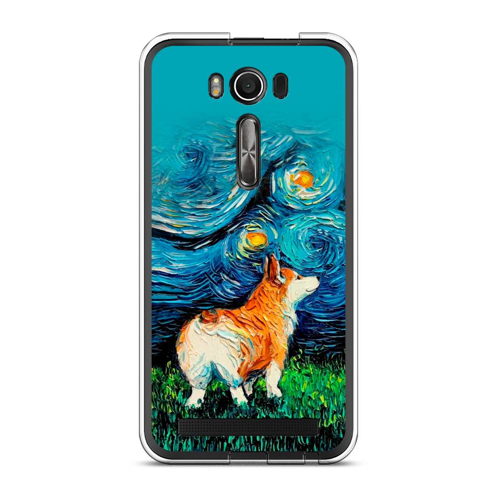 

Чехол Case Place 40150-1 для Asus ZenFone 2 Laser (ZE500KL) "Корги звёздная ночь", 40150-1