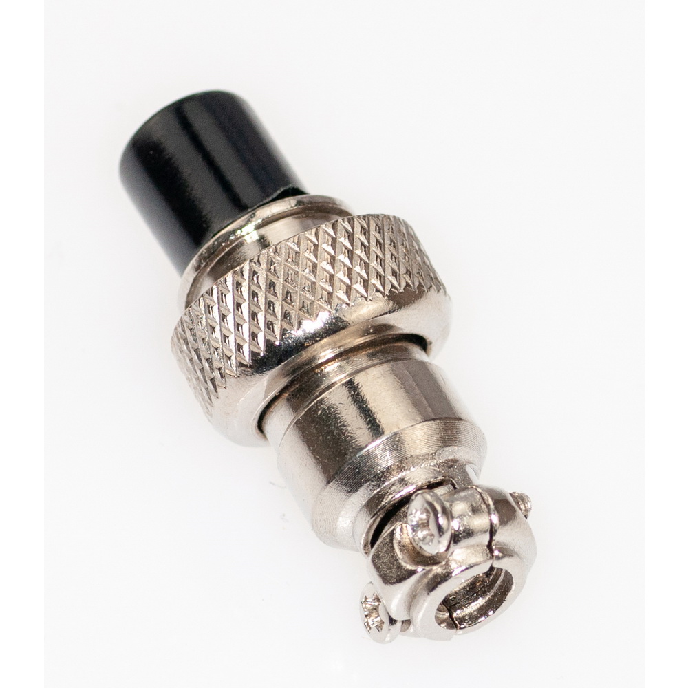 

Разъем MIC12 6P Pro Legend PL2218, Стальной, PL2218