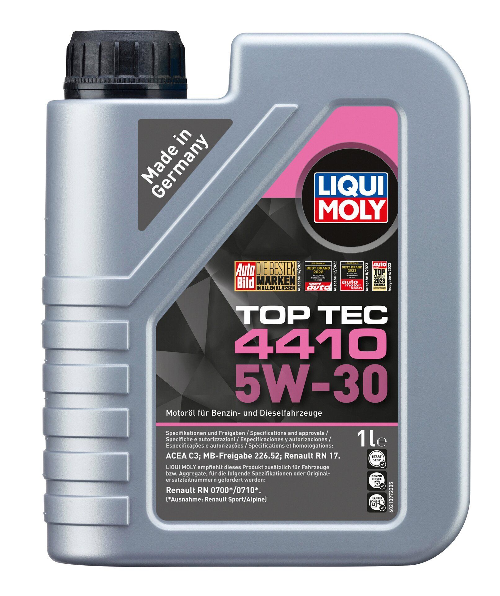 

Моторное масло Liqui Moly Top Tec 4400 2319 5W30 1л, Top Tec 4400